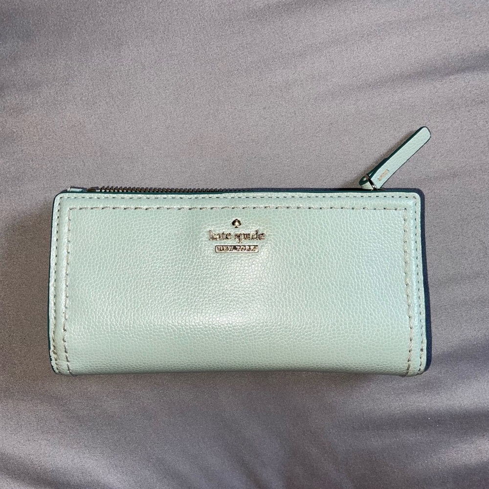 Teal Kate Spade Wallet